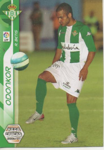 Cromo E004224: Trading Card. Mega Cracks 06-07. nº 492 Odonkor. Delantero. R. Betis B.