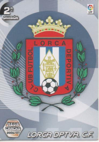 Cromo E004211: Trading Card. Mega Cracks 06-07. Escudo Lorca Dptva. C.F.