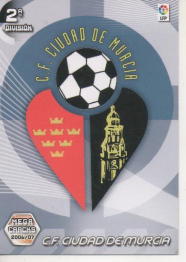 Cromo E004210: Trading Card. Mega Cracks 06-07.nº 418  Escudo C.F. Ciudad de Murcia