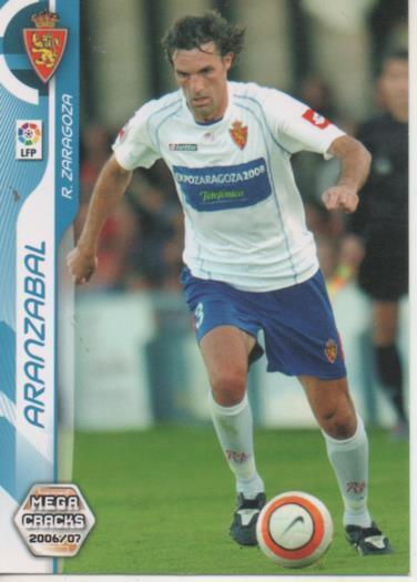 Cromo E004206: Trading Card. Mega Cracks 06-07. nº 351 Aranzabal. Defensa. R. Zaragoza