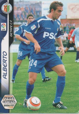 Cromo E004178: Trading Card. Mega Cracks 06-07. nº 139 Alberto. Medio. Getafe C.F.