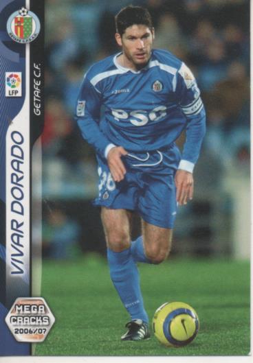 Cromo E004176: Trading Card. Mega Cracks 06-07. nº 137 Vivar Dorado. Medio. Getafe C.F.