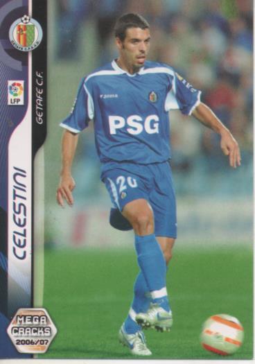 Cromo E004175: Trading Card. Mega Cracks 06-07. nº 136 Celestino. Medio. Getafe C.F.