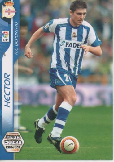 Cromo E004147: Trading Card. Mega Cracks 06-07. nº 94 Hector. Defensa. R.C. Deportivo