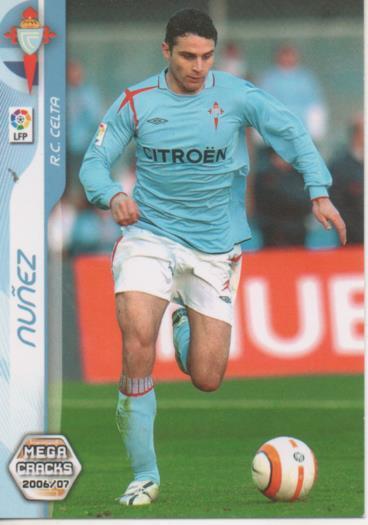 Cromo E004135: Trading Card. Mega Cracks 06-07. nº 83 Nuñez. Medio. R.C. Celta