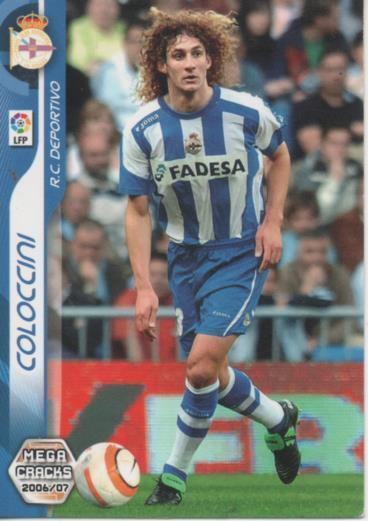 Cromo E004150: Trading Card. Mega Cracks 06-07. nº 96 Coloccini. Defensa. R.C. Deportivo