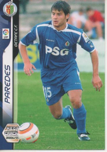 Cromo E004173: Trading Card. Mega Cracks 06-07. nº 134 Paredes. Defensa. Getafe C.F. 