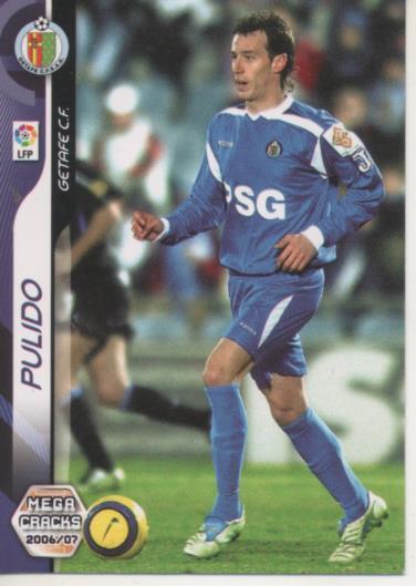 Cromo E004168: Trading Card. Mega Cracks 06-07. nº 130 Pulido. Defensa. Getafe C.F.