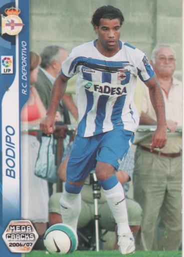 Cromo E004164: Trading Card. Mega Cracks 06-07. nº 108 Bis Bodipo. Delantero. R.C.Deportivo