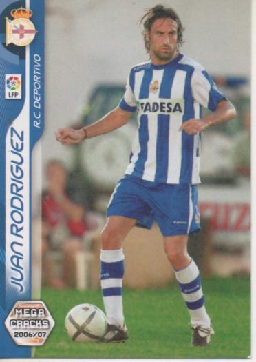 Cromo E004158: Trading Card. Mega Cracks 06-07. nº 102 Juan Rodriguez. Medio. R.C. Deportivo