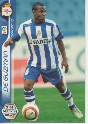 Cromo E004156: Trading Card. Mega Cracks 06-07. nº 100 De Guzman. Medio. R.C. Deportivo 