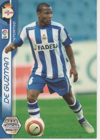 Cromo E004156: Trading Card. Mega Cracks 06-07. nº 100 De Guzman. Medio. R.C. Deportivo 