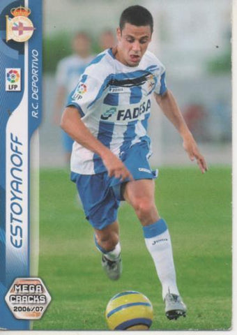 Cromo E004154: Trading Card. Mega Cracks 06-07. nº 99 Bis Estoyanoff. Medio. R.C. Deportivo