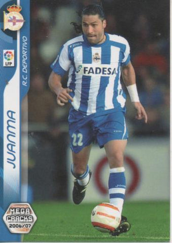 Cromo E004152: Trading Card. Mega Cracks 06-07. nº 97 Juanma. Defensa. R.C. Deportivo 