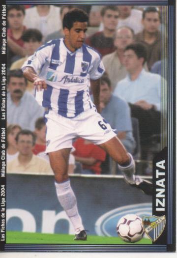 Cromo E004305: Trading Card. Las Fichas de la Liga 2004. nº 333 Iznata. Medio. Málaga C.F.