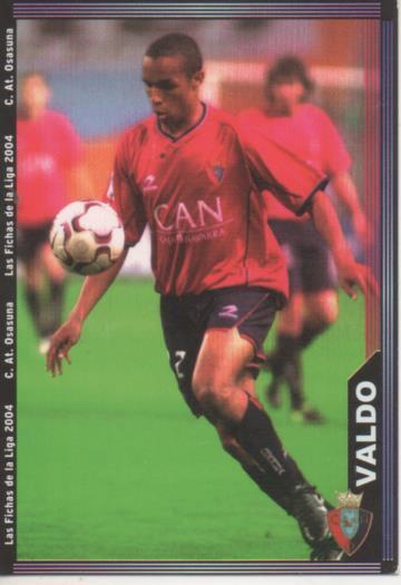 Cromo E004300: Trading Card. Las Fichas de la Liga 2004. nº 293 Valdo. Medio. C.A. Osasuna