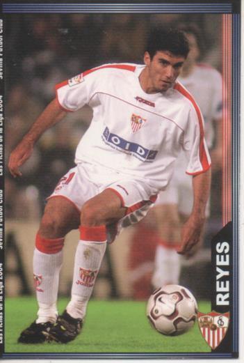 Cromo E004291: Trading Card. Las Fichas de la Liga 2004. nº 265 Reyes. Delantero. Sevilla C.F.