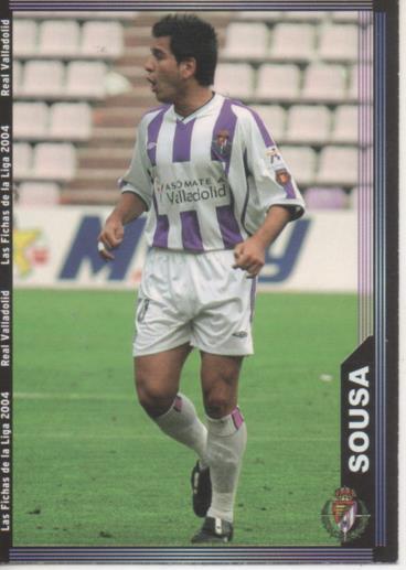 Cromo E004309: Trading Card. Las Fichas de la Liga 2004. nº 361 Sousa. R.Valladolid