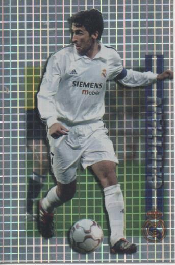 Cromo E004326: Trading Card. Las Fichas de la Liga 2004. nº 27 Raúl. Capitan. R. Madrid