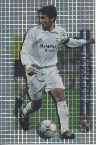 Cromo E004326: Trading Card. Las Fichas de la Liga 2004. nº 27 Raúl. Capitan. R. Madrid