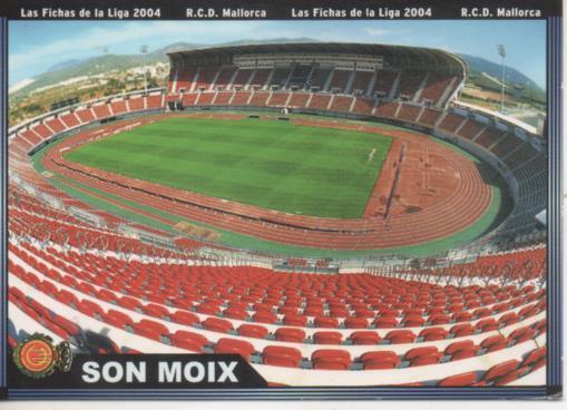 Cromo E004285: Trading Card. Las Fichas de la Liga 2004. nº 2018 Son Moix. R.C.D. Mllorca