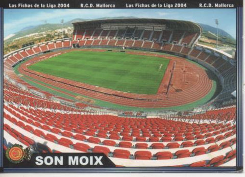 Cromo E004285: Trading Card. Las Fichas de la Liga 2004. nº 2018 Son Moix. R.C.D. Mllorca