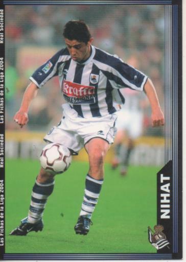 Cromo E004245: Trading Card. Las Fichas de la Liga 2004. Nihat. Medio. R. Sociedad