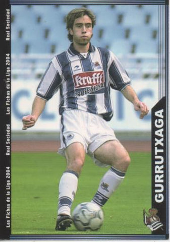 Cromo E004242: Trading Card. Las Fichas de la Liga 2004 nº 36 Gurrutxaga. Defensa. R. Sociedad