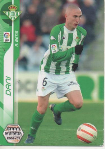 Cromo E004125: Trading Card. Mega Cracks 06-07. nº 72 Dani. Delantero. R. Betis Balonpié