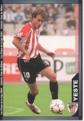 Cromo E004277: Trading Card. Las Fichas de la Liga 2004. nº 178 Yeste. Medio. A.C. de Bilbao