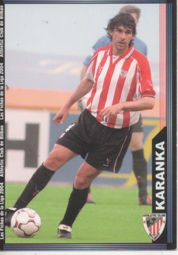 Cromo E004274: Trading Card. Las Fichas de la Liga 2004. nº 169 Karanka. Defensa. A.C. de Bilbao