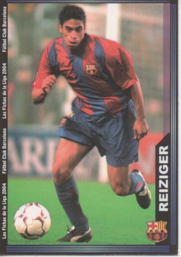 Cromo E004266: Trading Card. Las Fichas de la Liga 2004. nº 147 Reizinger. Defensa. F.C. Barcelona