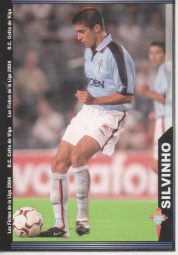 Cromo E004257: Trading Card. Las Fichas de la Liga 2004 .nº 88 Sylvio. Defensa. R.C. Celta  de Vigo