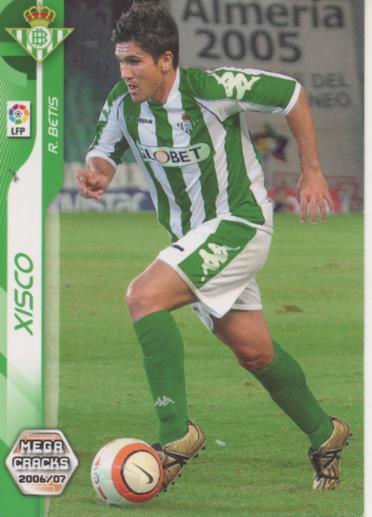 Cromo E004122: Trading Card. Mega Cracks 06-07. nº 69 Xisco. Delantero. R. Betis Balonpié