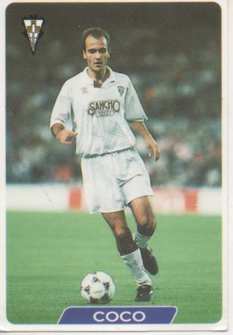 Cromo E004013: Trading Card. Las Fichas de la Liga 95-96. nº 293 Coco. Defensa. S.D. Albacete