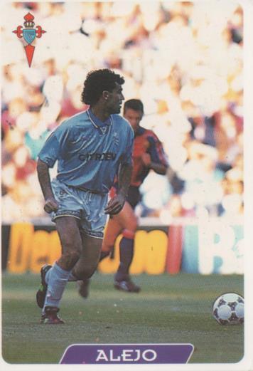 Cromo E004006: Trading Card. Las Fichas de la Liga 95-96. nº 223 Alejo. Defensa. R.C Celta de Vigo