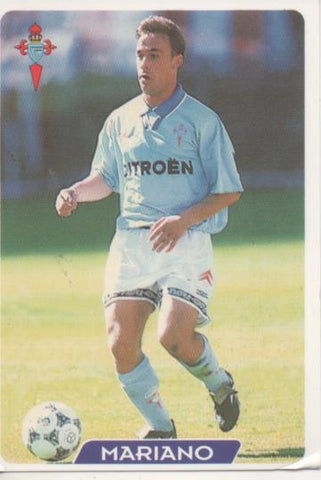 Cromo E004004: Trading Card. Las Fichas de la Liga 95-96. nº 221 Mariano. Defensa. R.C. Celta de Vigo