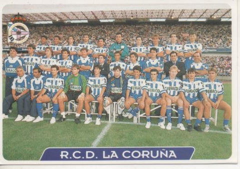 Cromo E003932: Trading Card. Las Fichas de la Liga 95-96, nº 19 R.C.D. La Coruña 1904