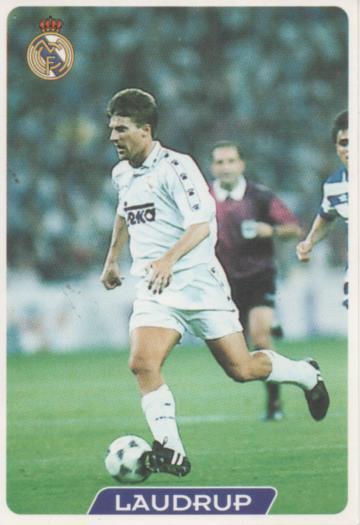 Cromo E003924: Trading Card. Las Fichas de la Liga 95-96, nº 12 Laudrup. Delantero. R.Madrid