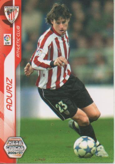 Cromo E004086: Trading Card. Mega Cracks 06-07. nº 18 Aduriz. Delantero. At.C. de Bilbao