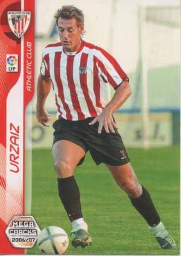 Cromo E004085: Trading Card. Mega Cracks 06-07. nº 17 Urzaiz. Delantero. At. C. de Bilbao