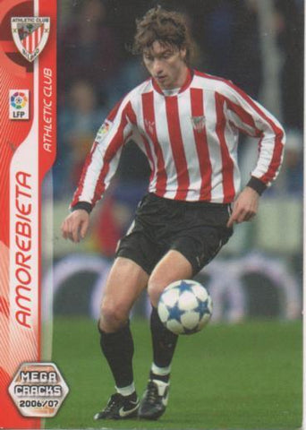 Cromo E004081: Trading Card. Mega Cracks 06-07. nº 9 Amorabieta. Defensa. At.C. de Bilbao