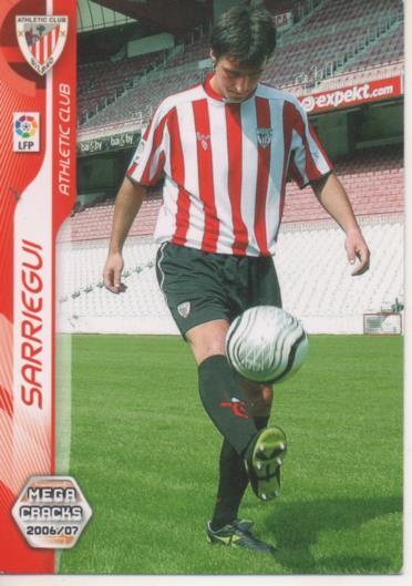 Cromo E004078: Trading Card. Mega Cracks 06-07. nº 4 Sarriegui. Defensa. At.C. de Bilbao