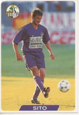 Cromo E004074: Trading Card. Las Fichas de la Liga 95-96. nº 387 Sito. Defensa. U.D. Salamanca