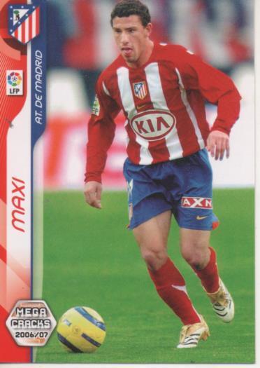 Cromo E004097: Trading Card. Mega Cracks. 06-07. nº 31 Maxi. Medio. At. de Madrid