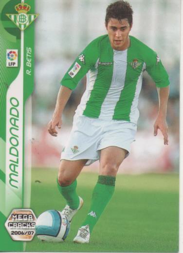 Cromo E004121: Trading Card. Mega Cracks 06-07. nº 69 Bis. Maldonado. Delantero. R. Betis Balonpié