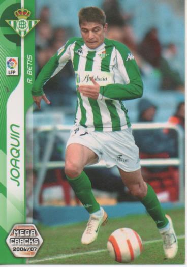 Cromo E004119: Trading Card. Mega Cracks 06-07. nº 67 Joaquin. Medio. R. Betis Balonpié