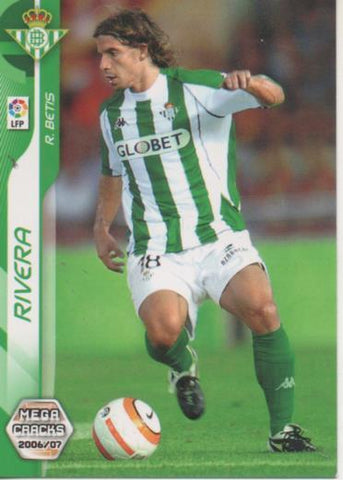 Cromo E004115: Trading Card. Mega Cracks 06-07. nº 63 Rivera. Medio. R. Betis Balonpié