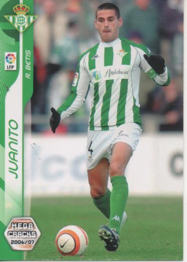 Cromo E004111: Trading Card. Mega Cracks 06-07. nº 59 Juanto. Defensa. R. Betis Balonpié