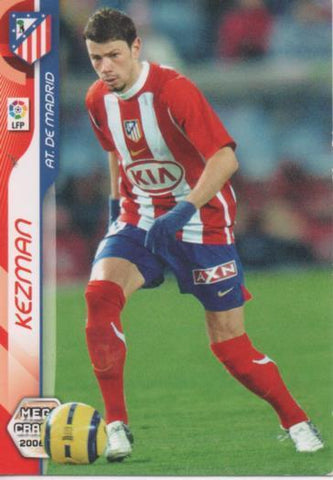 Cromo E004100: Trading Card. Mega Cracks. 06-07. nº 35 Kezman. Delantero. At. de Madrid